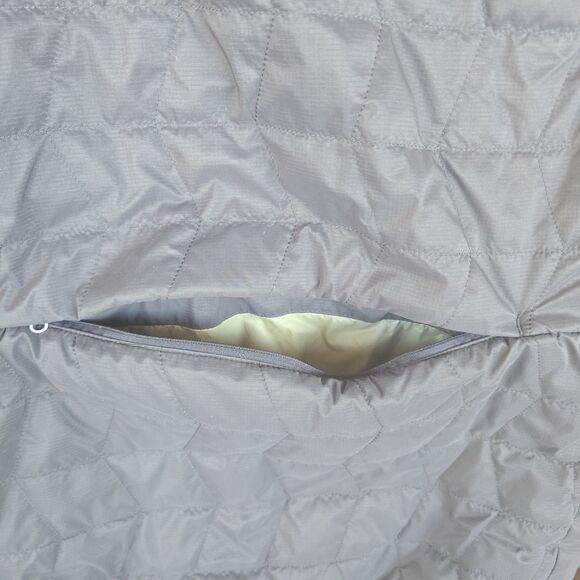 Prana Alpine Air Vest Men’s Med Grey Full Zip Quilted Lightweight Primaloft - Picture 6 of 10